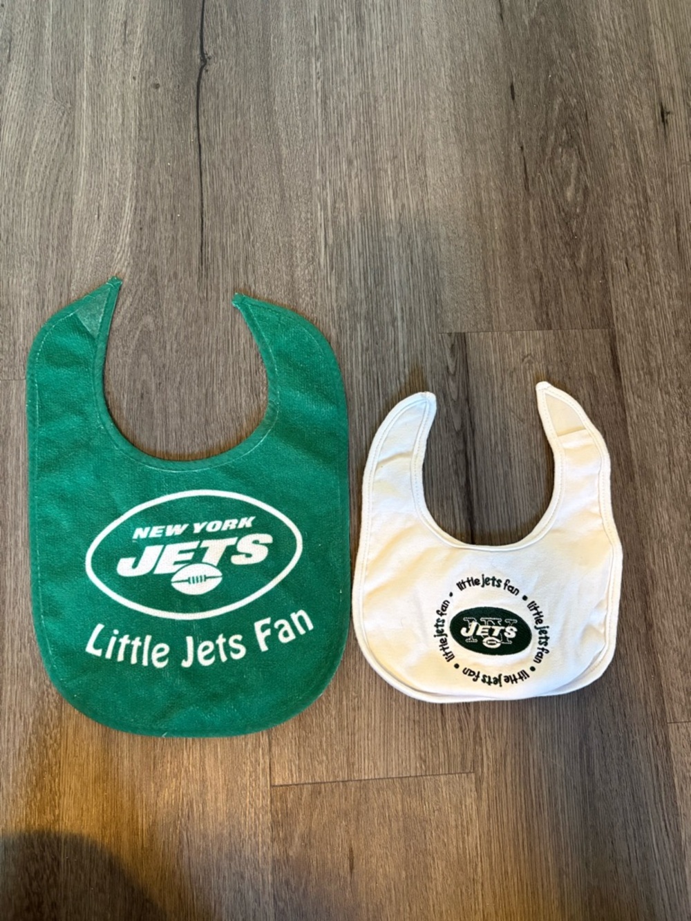 New York Jets Baby Bibs Set - Green & White